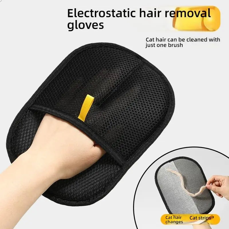 Double-Sided Pet Grooming & Deshedding Gloves