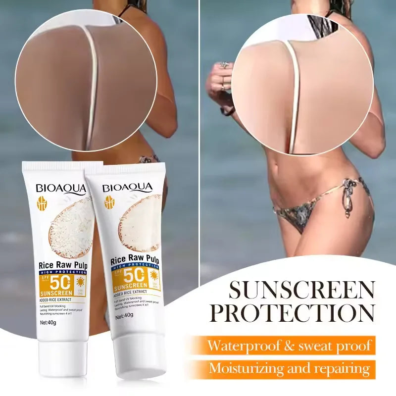 Facial Sunscreen Cream SPF 50+ Body Protector Solar Lotion