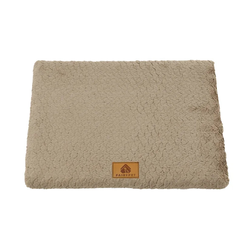 3D Foam Pet Bed With Removable Washable Faux Fur Cover