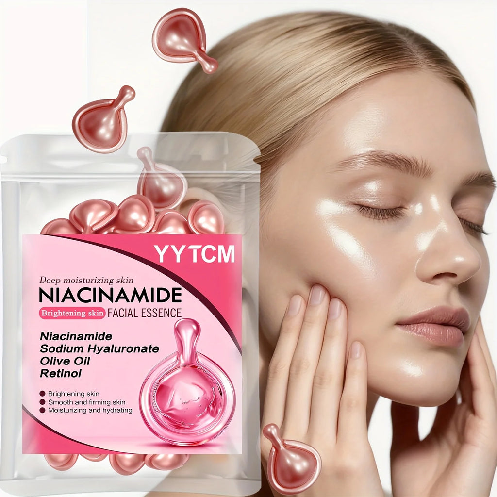 Niacinamide Facial Essence Capsules, Containing Retinol, Olive Fruit Oil