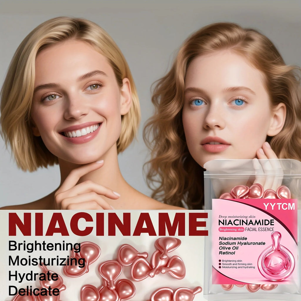 Niacinamide Facial Essence Capsules, Containing Retinol, Olive Fruit Oil