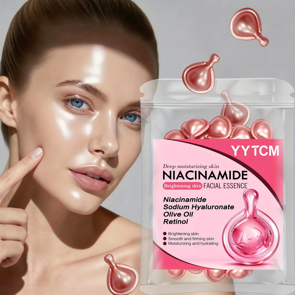 Niacinamide Facial Essence Capsules, Containing Retinol, Olive Fruit Oil