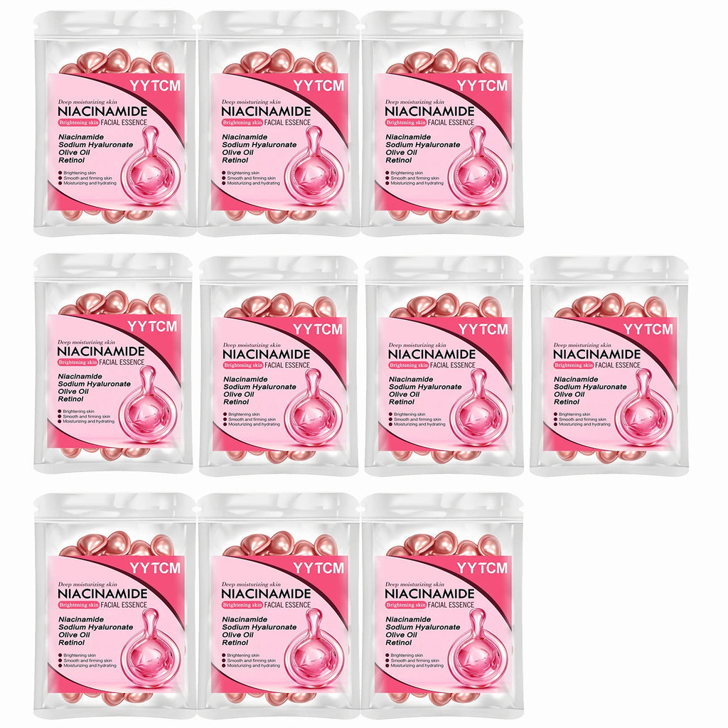Niacinamide Facial Essence Capsules, Containing Retinol, Olive Fruit Oil