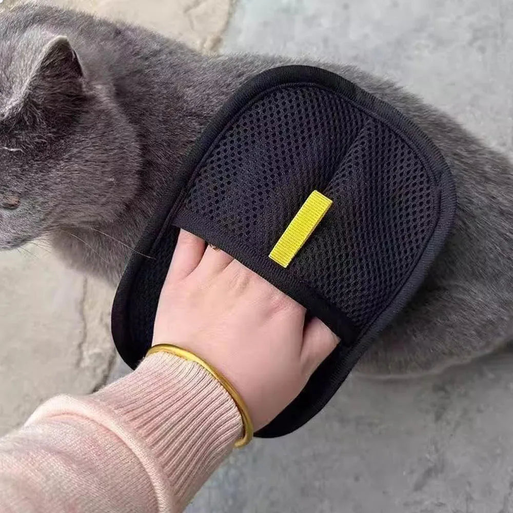 Double-Sided Pet Grooming & Deshedding Gloves