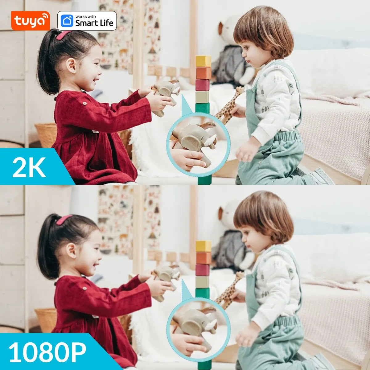Tuya Smart 3MP HD Indoor Security Camera