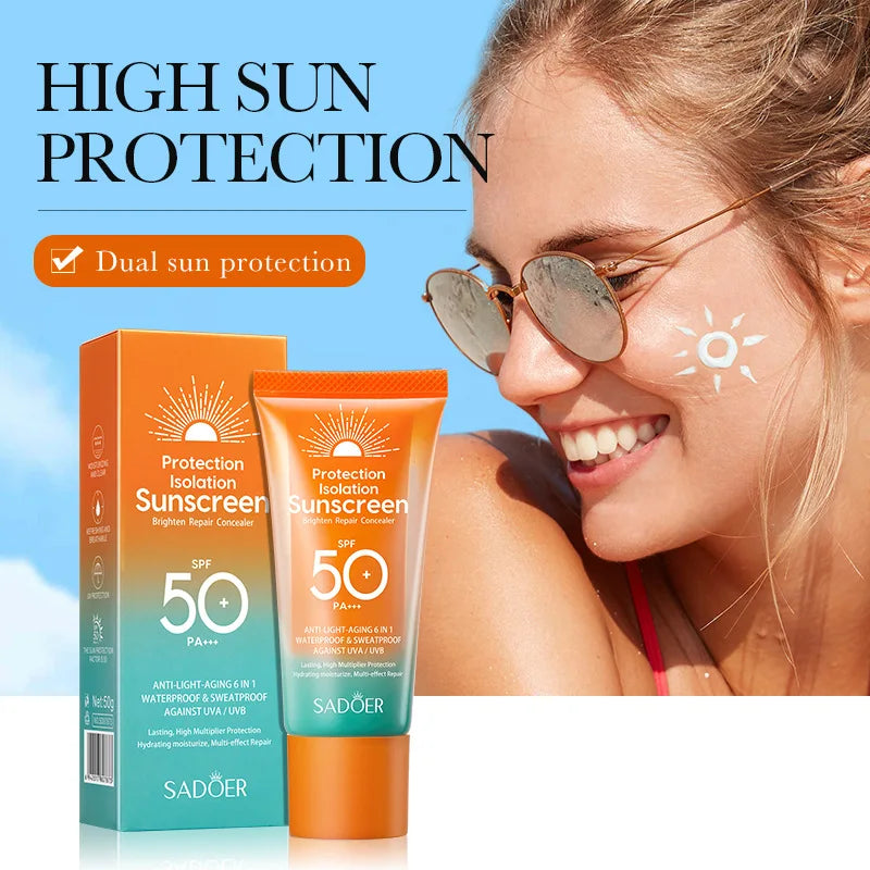 SADOER Spf 50+ Sunscreen for Face Protector