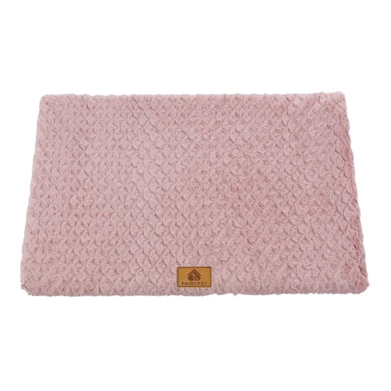 3D Foam Pet Bed With Removable Washable Faux Fur Cover