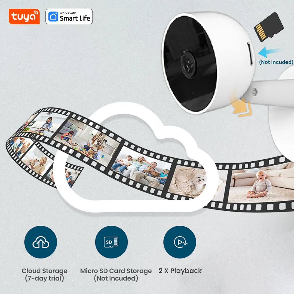 Tuya Smart 3MP HD Indoor Security Camera