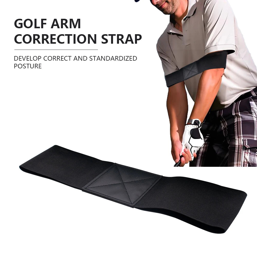 Golf Swing Gesture Corrector Elastic Training Arm Band Golf Trainer Aid for Men And Women