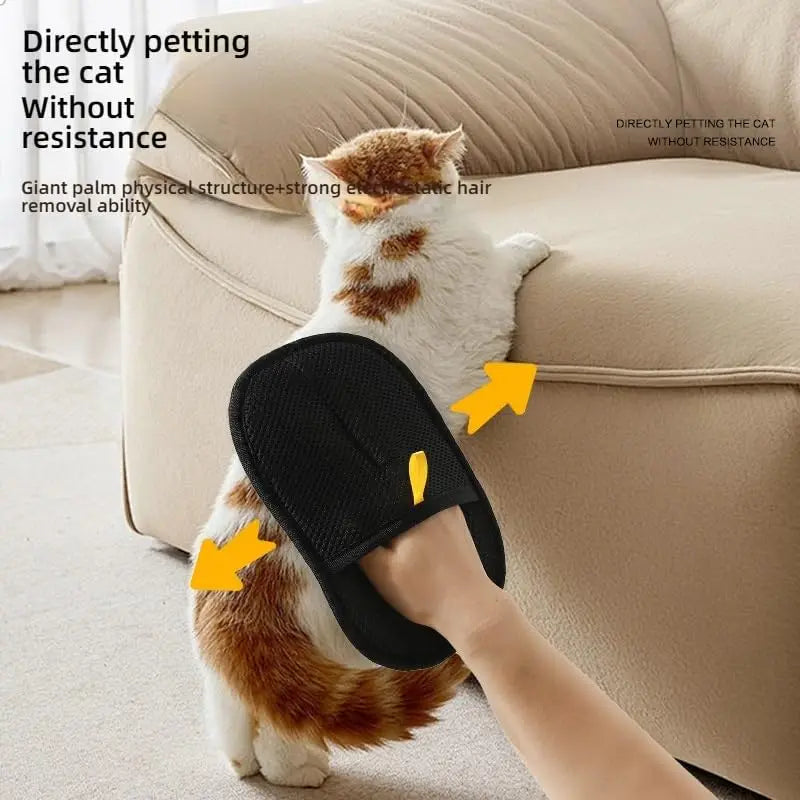Double-Sided Pet Grooming & Deshedding Gloves